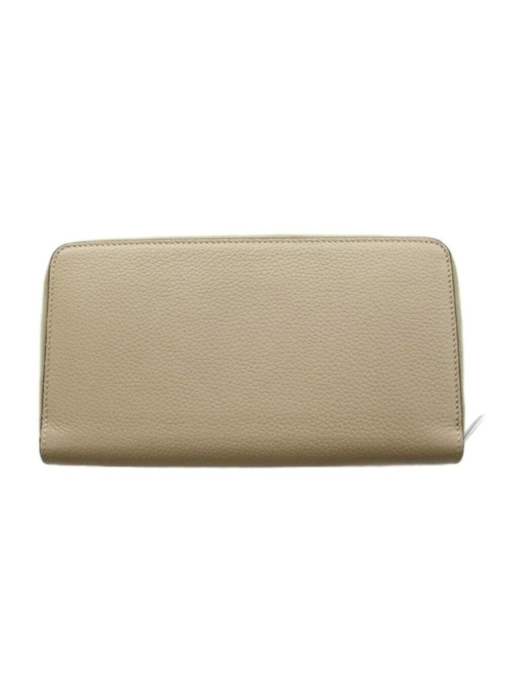 Celine Wallet Zip Around Coin Purse Leather Beige - Picture 2 of 8